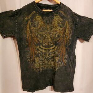 FIFTH FOUNDATION (LG Men's T-Shirt, Gothic Grunge Graphics) Pre-Owned